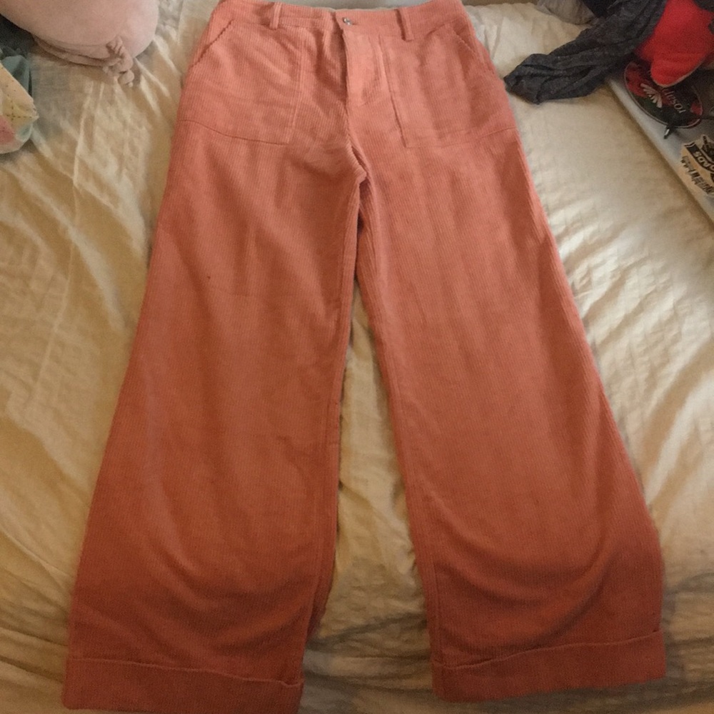 Corduroy Relaxed Pink Pants